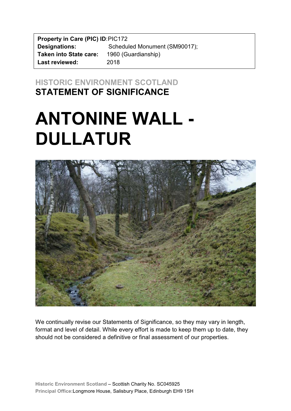 Antonine Wall - Dullatur