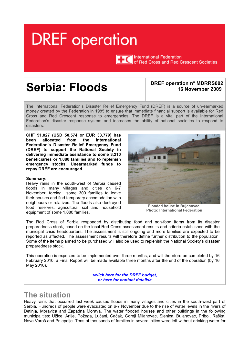 Floods 16 November 2009