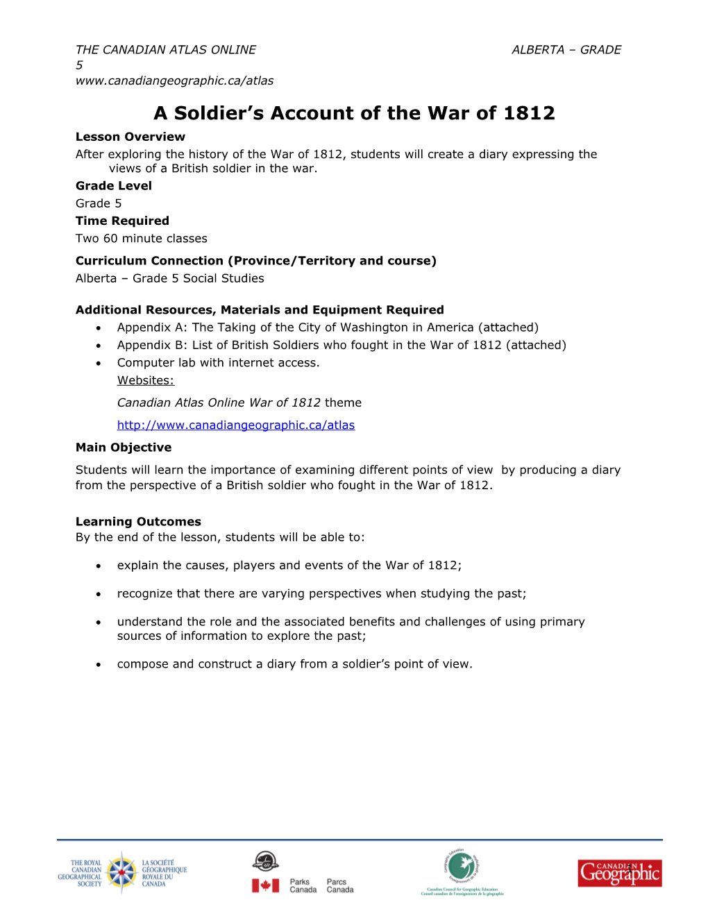 A Soldier S Account of the War of 1812