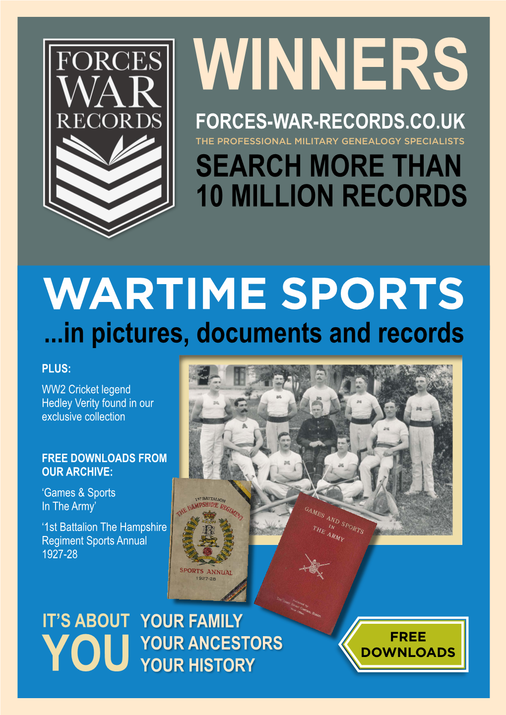 WARTIME SPORTS ...In Pictures, Documents and Records
