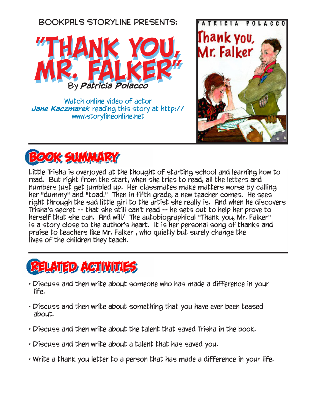 Thank You, Mr. Falker