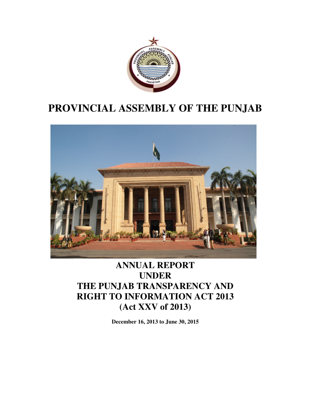 Provincial Assembly of the Punjab