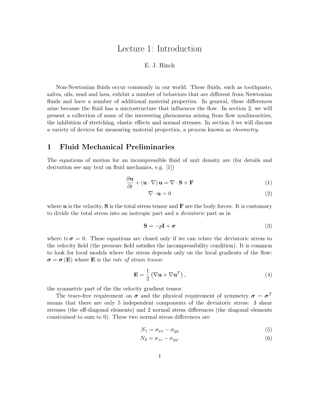 Lecture 1: Introduction