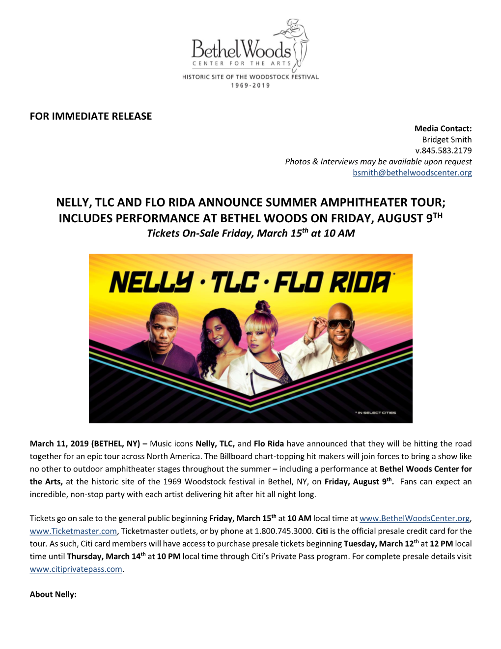 Nelly, TLC, and Flo Rida Have Announced That They Will Be Hitting the Road Together for an Epic Tour Across North America