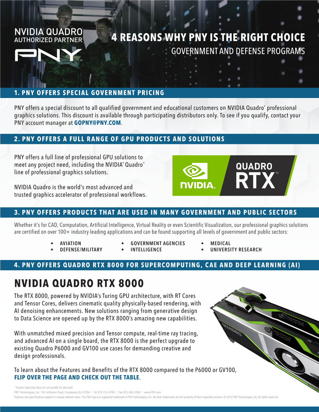4 Reasons Why Pny Is the Right Choice Nvidia Quadro Rtx 8000
