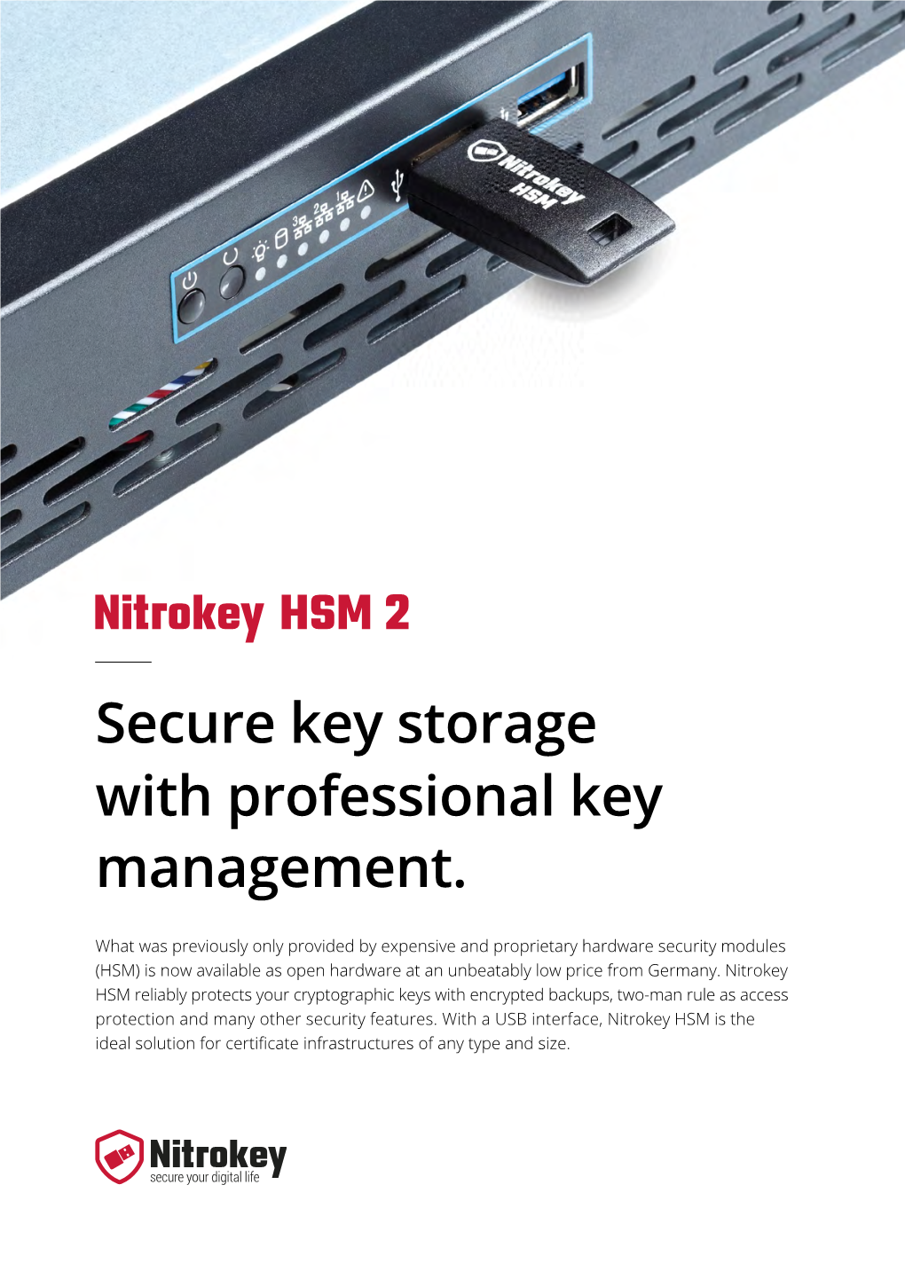 Secure Key Storage with Professional Key Management