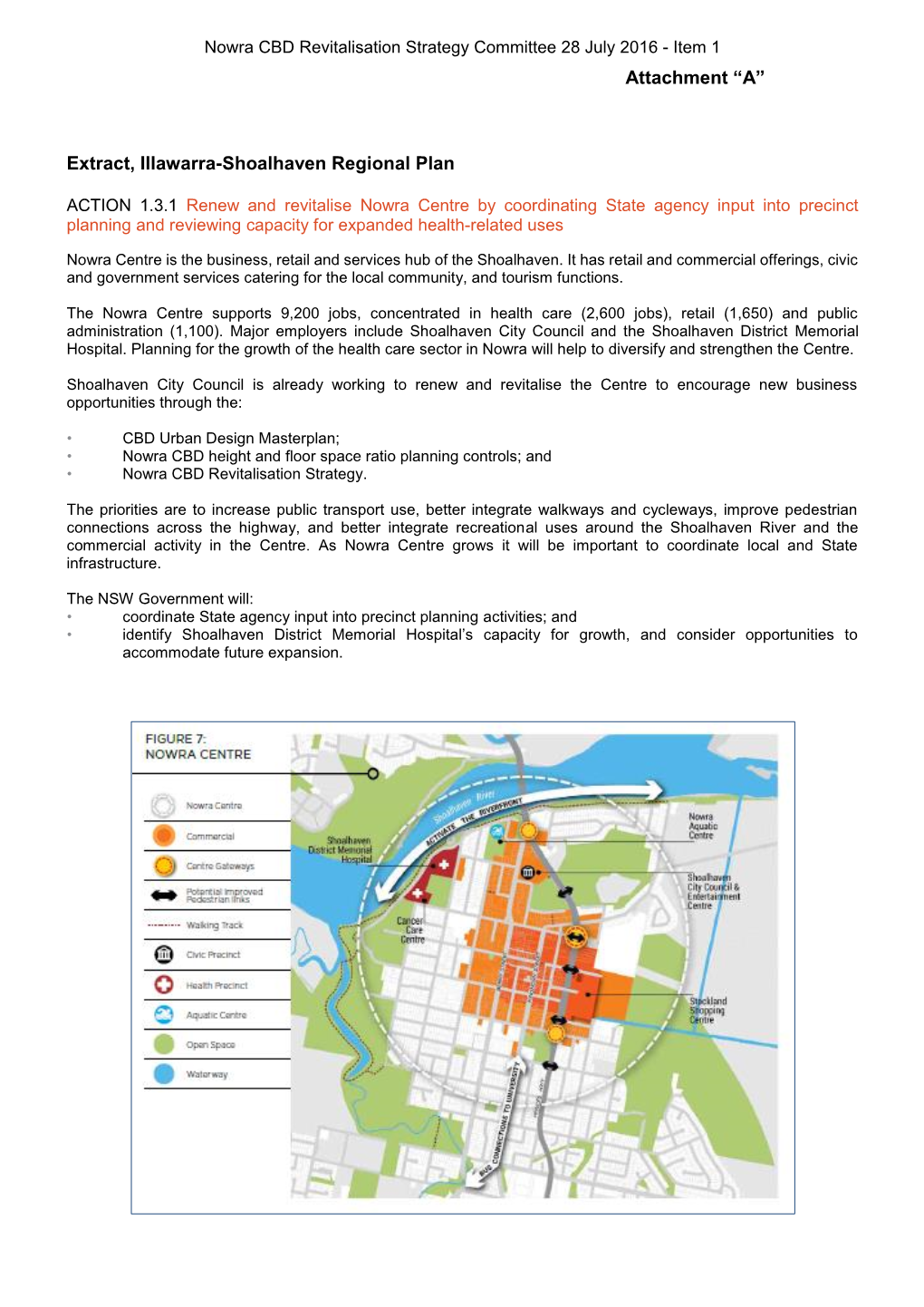 Nowra CBD Revitalisation Strategy Committee 28 July 2016 - Item 1 Attachment “A”