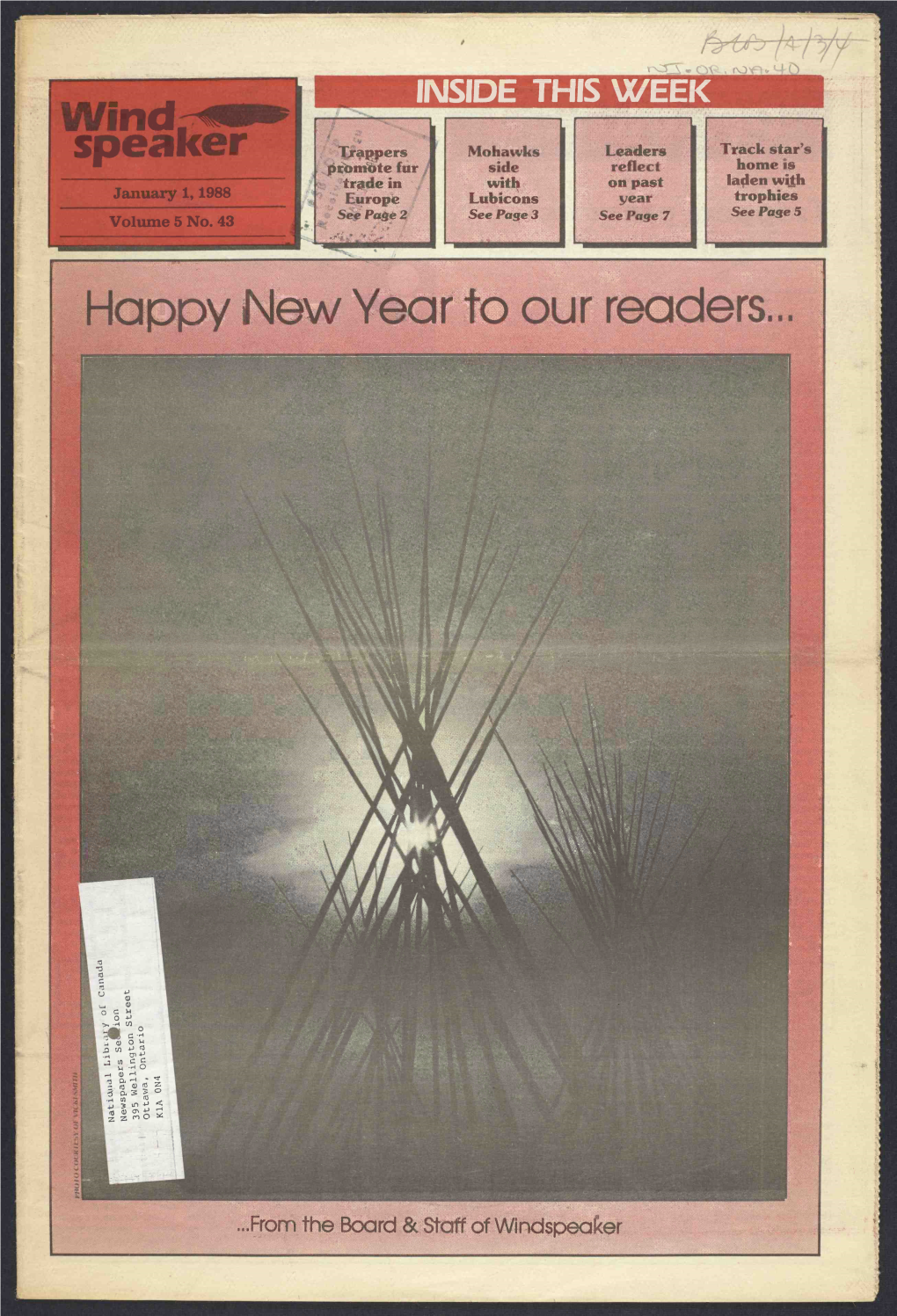 Happy New Year to Our Readers