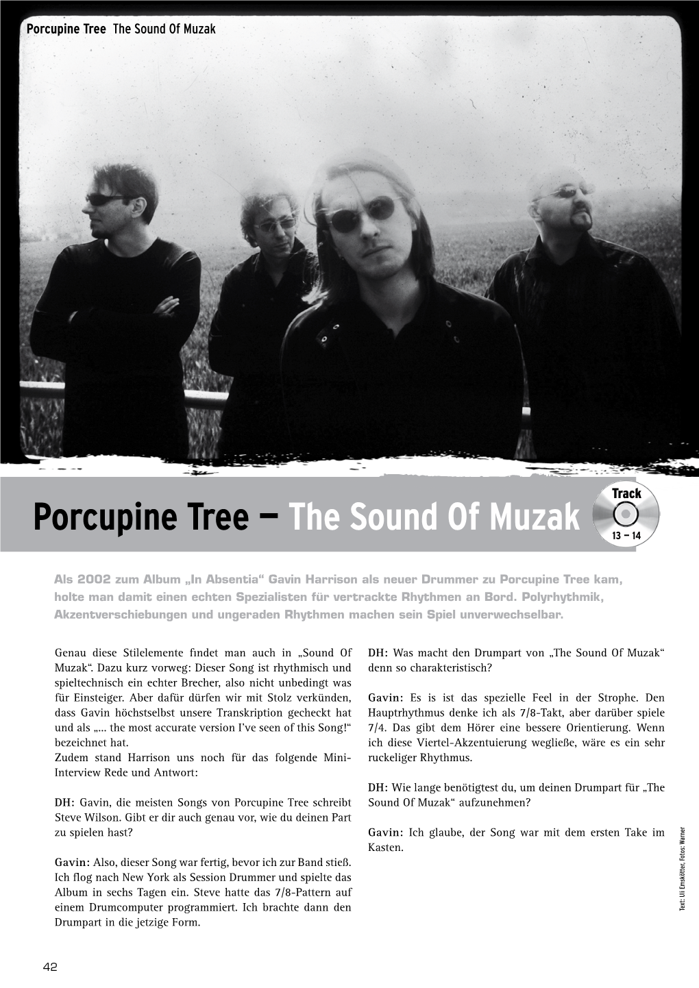 Porcupine Tree — the Sound of Muzak 13 — 14