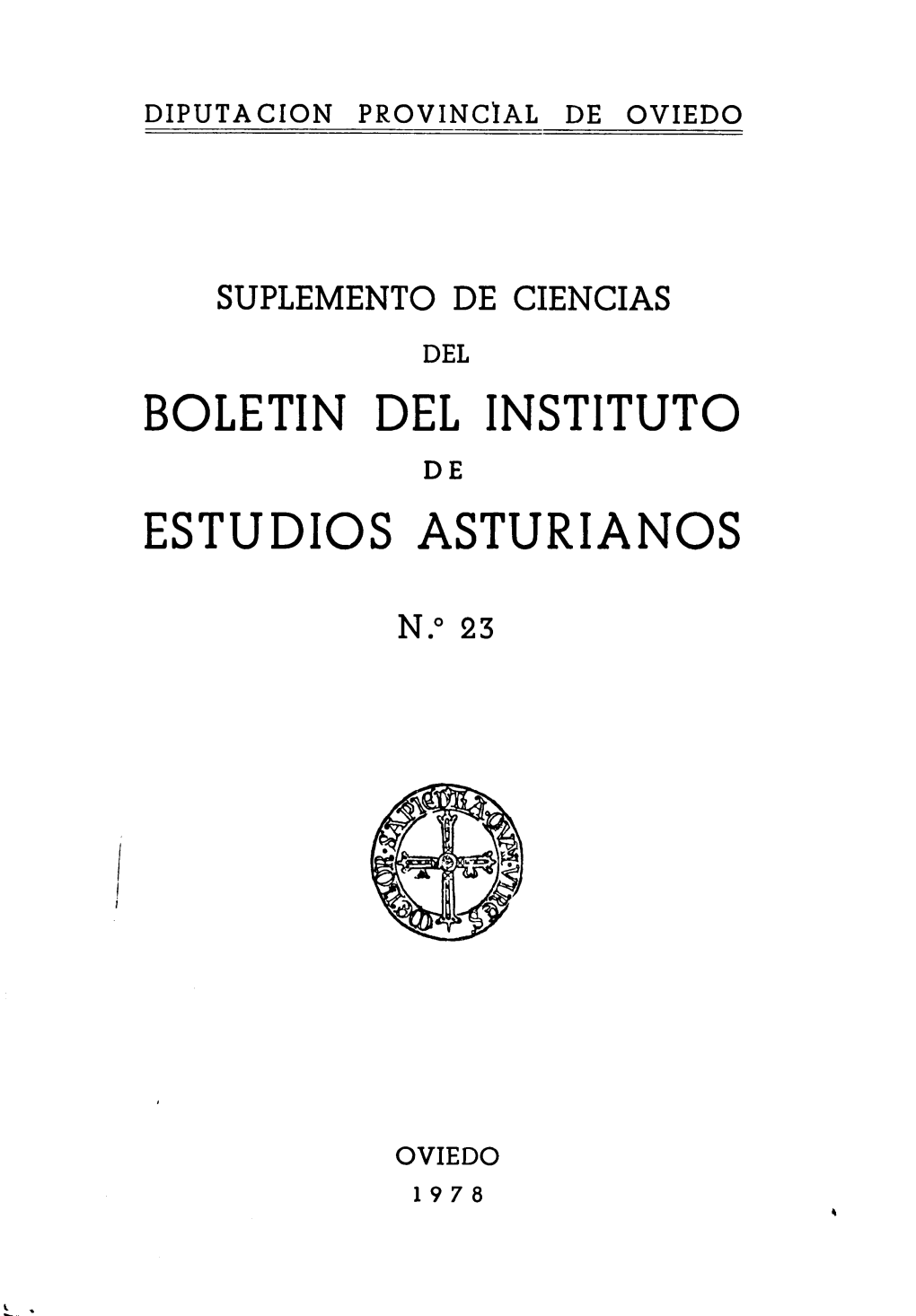 Boletin Del Instituto Estudios Asturianos