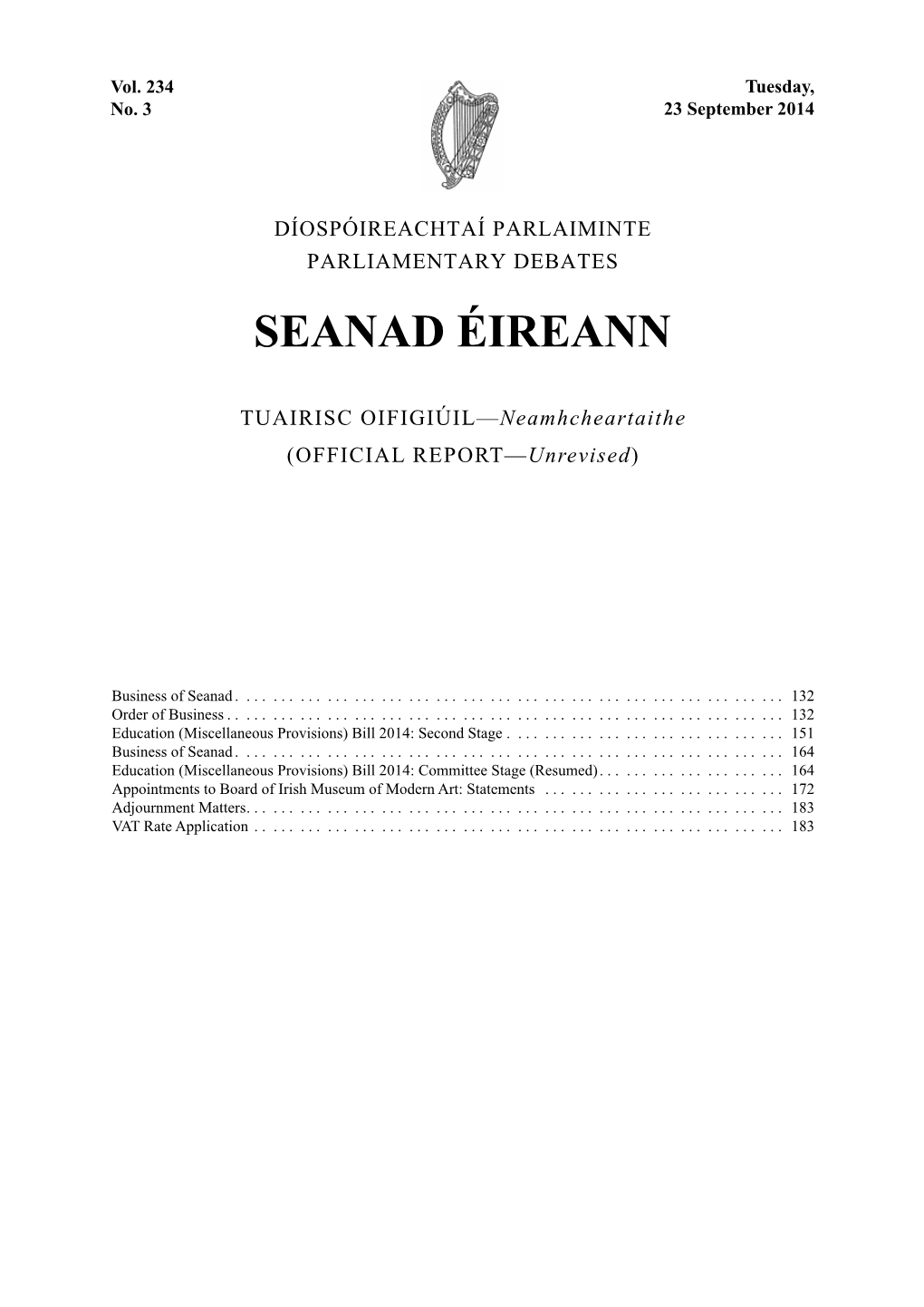 Seanad Éireann