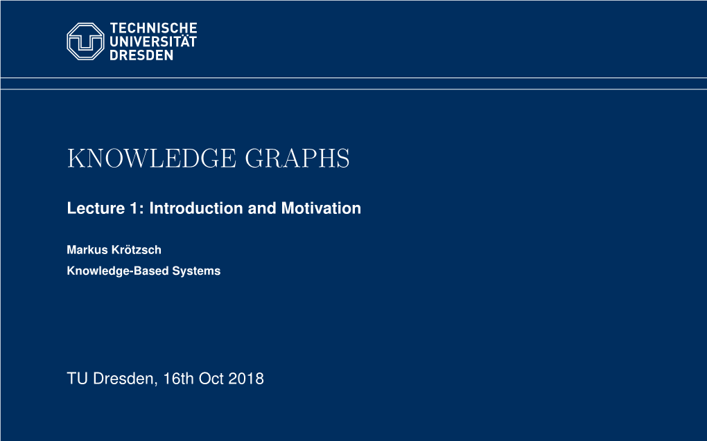 Knowledge Graphs