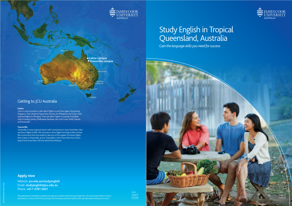 Study English in Tropical Queensland, Australia Gain the Language Skills You Need for Success Darwin