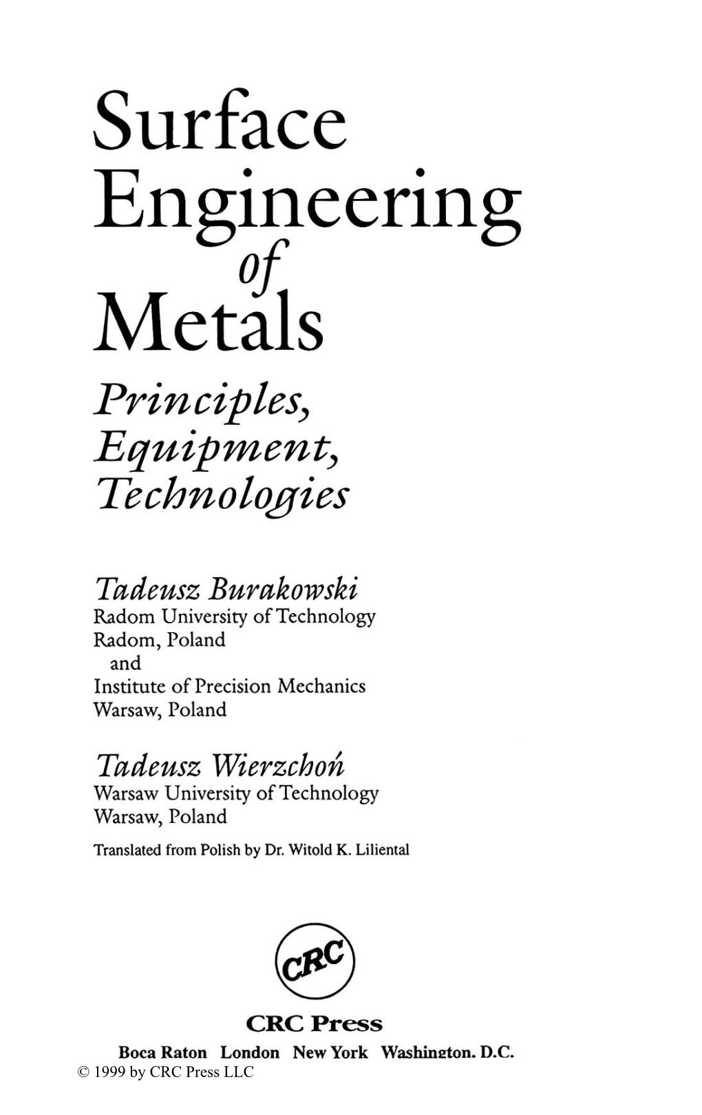 Surface Engineering of Metals .Pdf