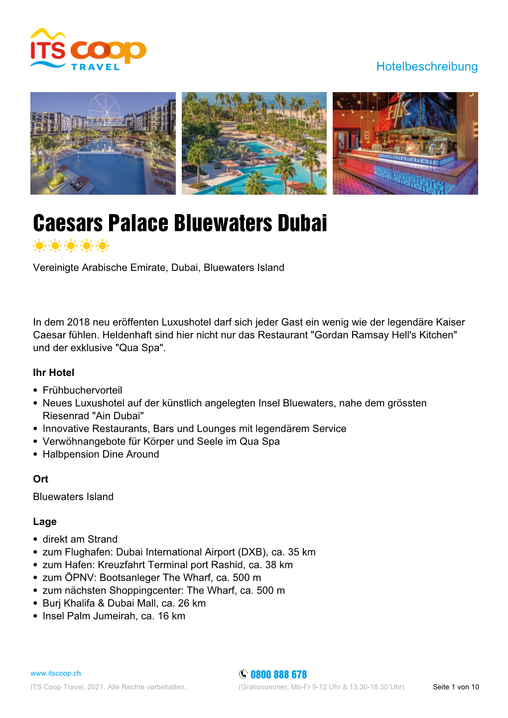 Caesars Palace Bluewaters Dubai