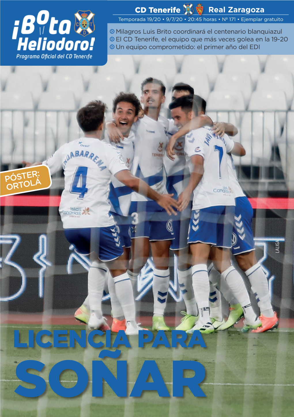 CD Tenerife-Real Zaragoza De Liga Curso (18 Goles) Ha Confirmado Los Deta- Por Rafael Clavijo Lles Que Ya Mostró En El Nàstic De Tarra- TEMP