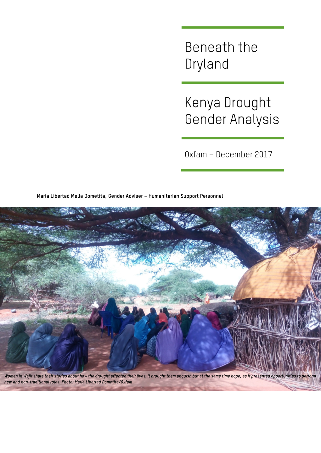 Beneath the Dryland: Kenya Drought Gender Analysis