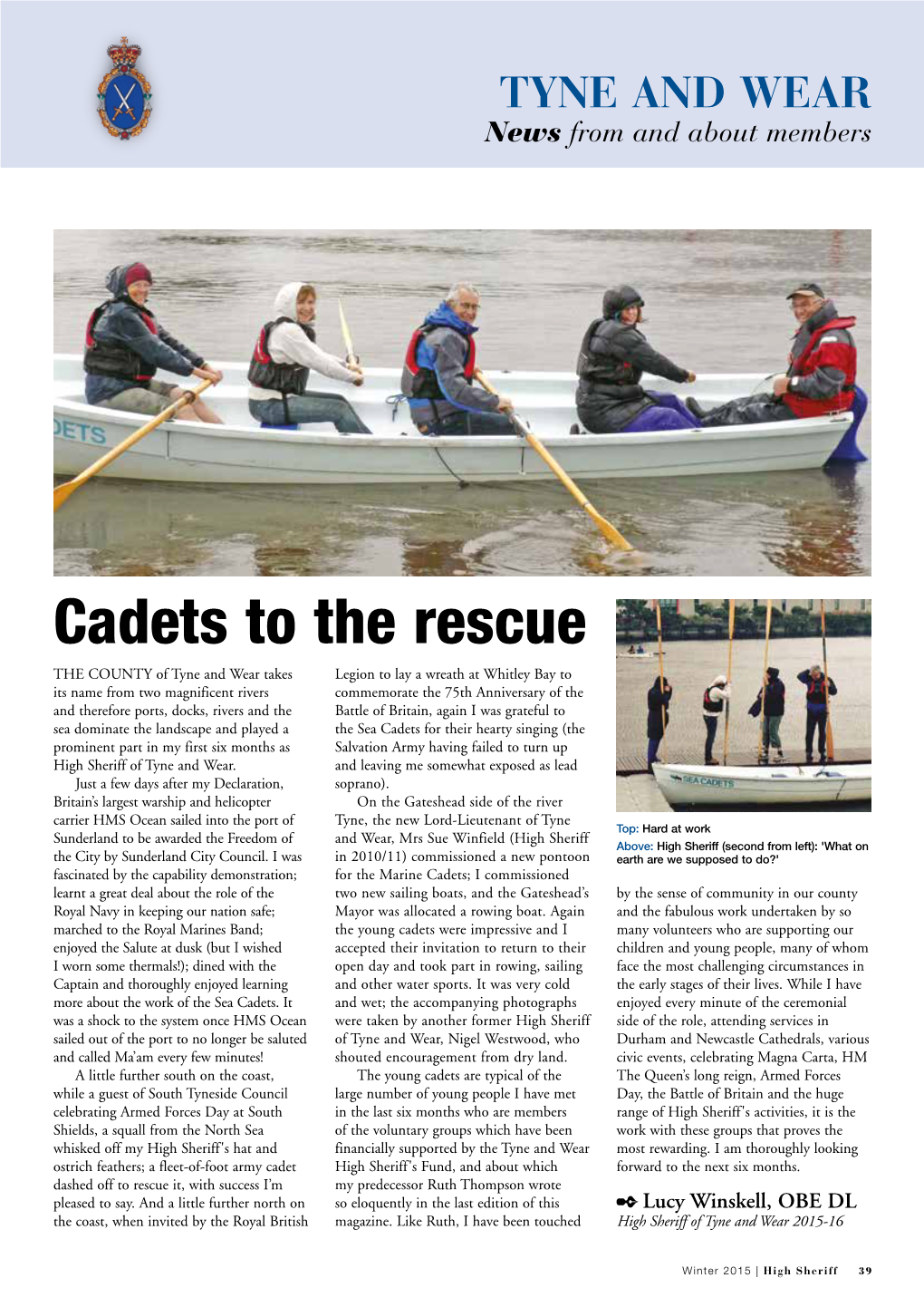 Cadets to the Rescue