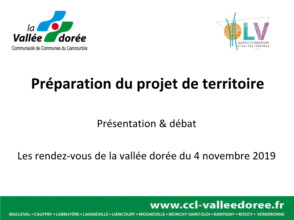 Le Projet De Territoire En Actions