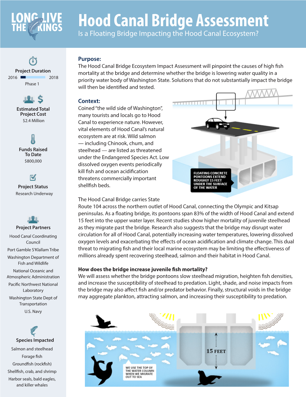 Hood Canal Bridge Assessment Is a Floating Bridge Impacting the Hood Canal Ecosystem?