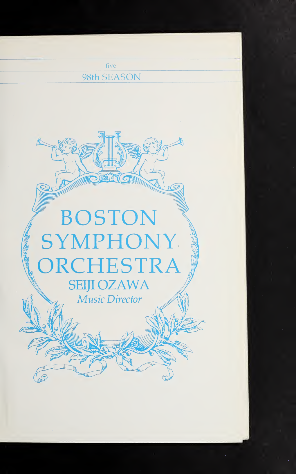 Boston Symphony Orchestra Concert Programs, Season 98, 1978-1979