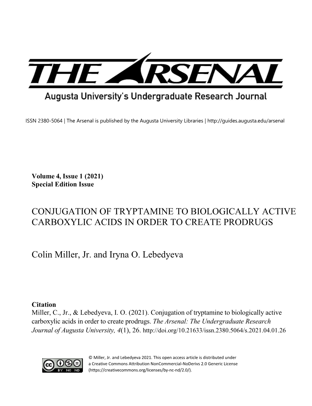 Conjugation of Tryptamine to Biologically Active Carboxylic Acids in Order to Create Prodrugs