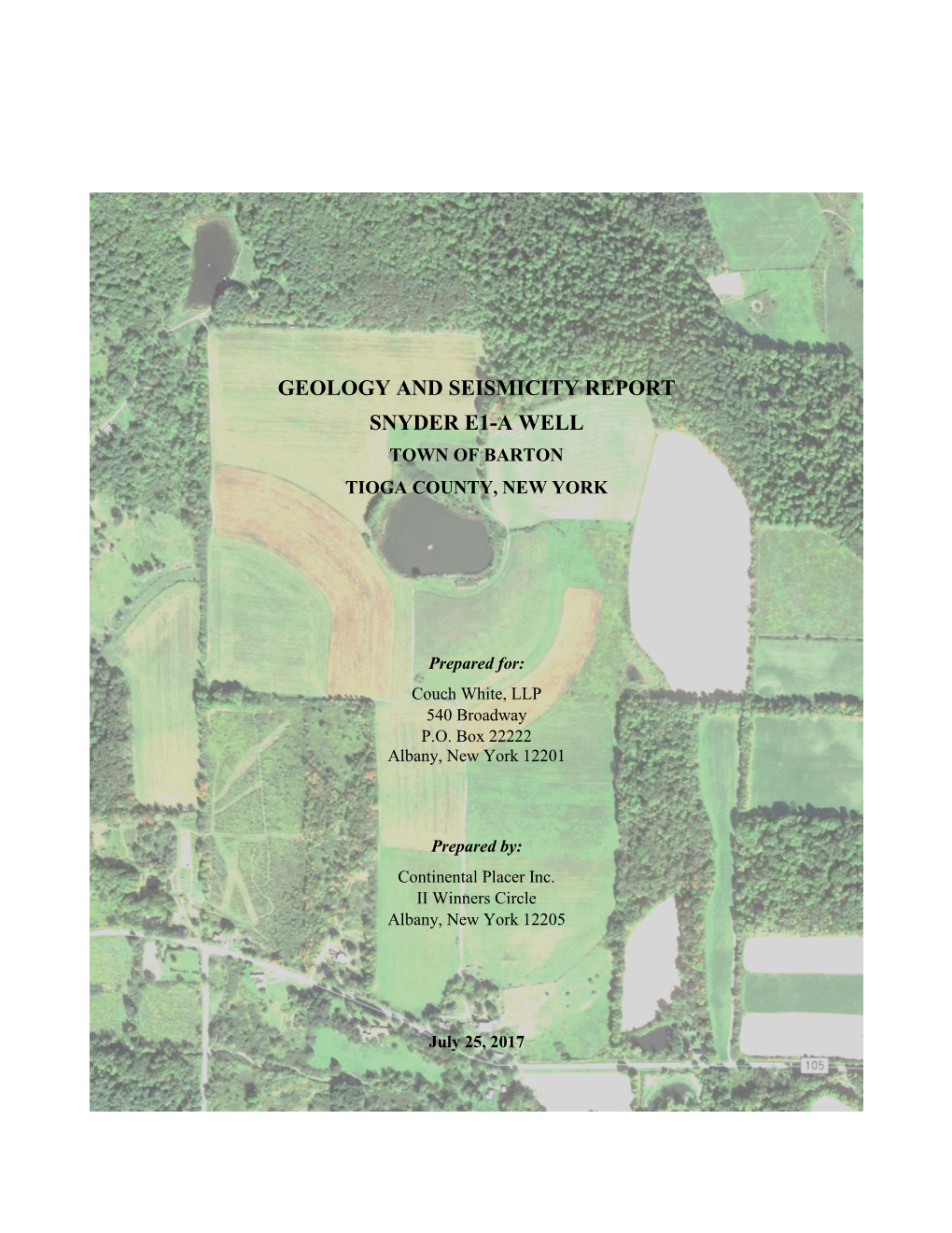 Exhibit 5 Town of Barton Geology and Seismicity Report Sections