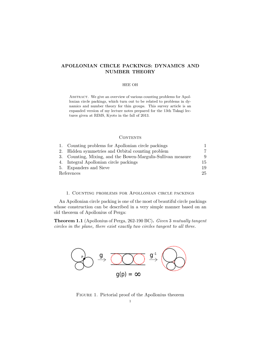 Apollonian Circle Packings: Dynamics and Number Theory