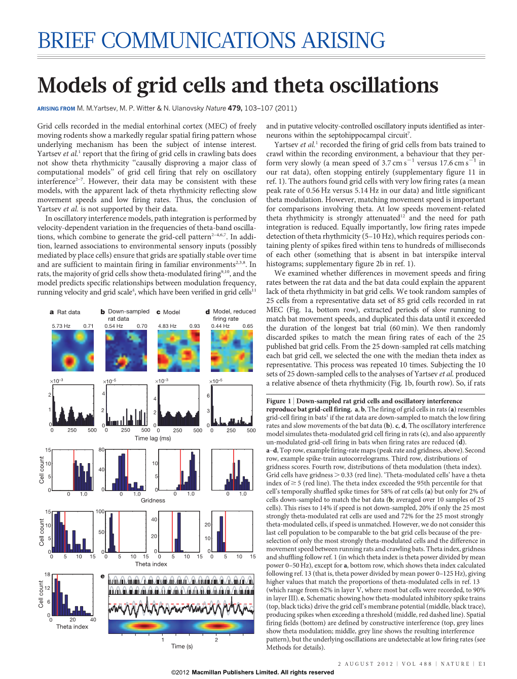 Models of Grid Cells and Theta Oscillations