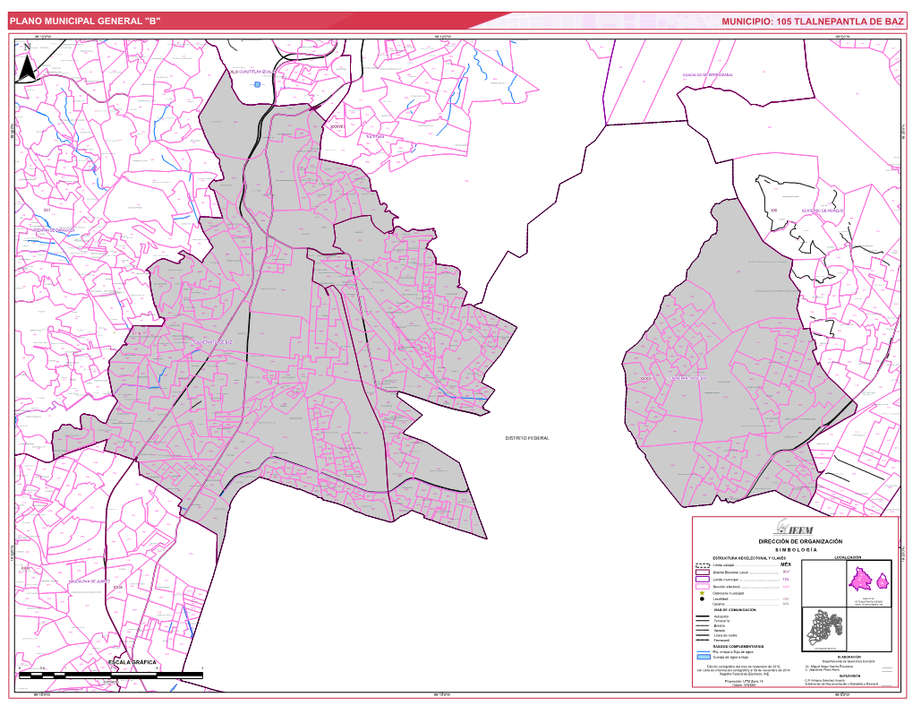 Municipio: 105 Tlalnepantla De Baz