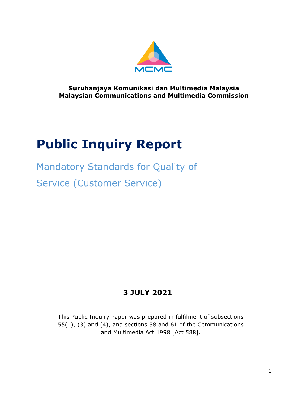 Public Inquiry Report