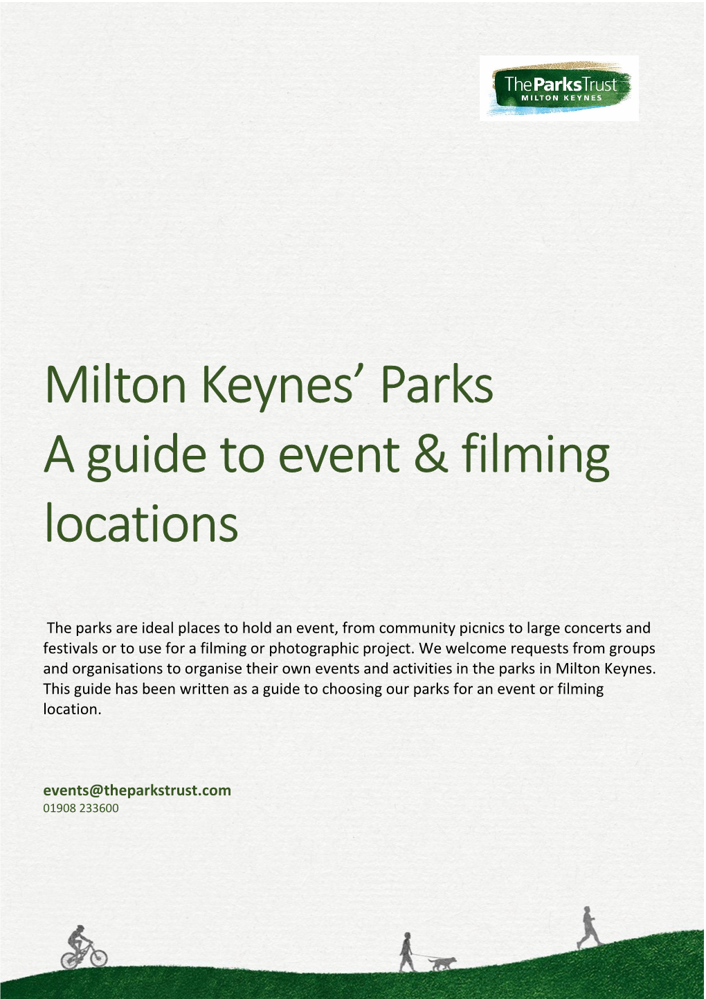 Milton Keynes' Parks a Guide to Event & Filming Locations