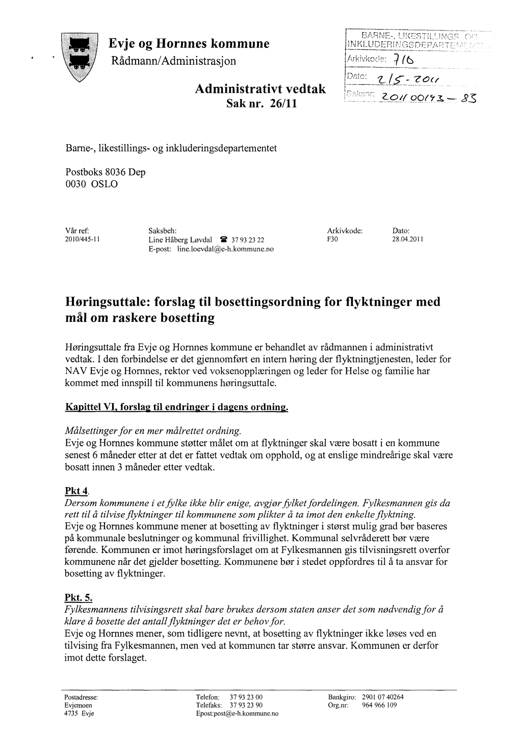 Evje Og Hornnes Kommune (PDF)