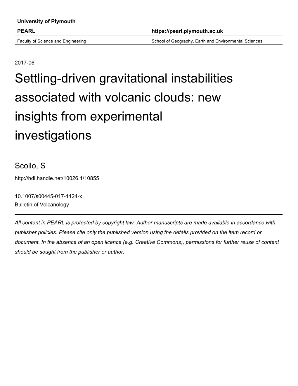 Bulletin of Volcanology