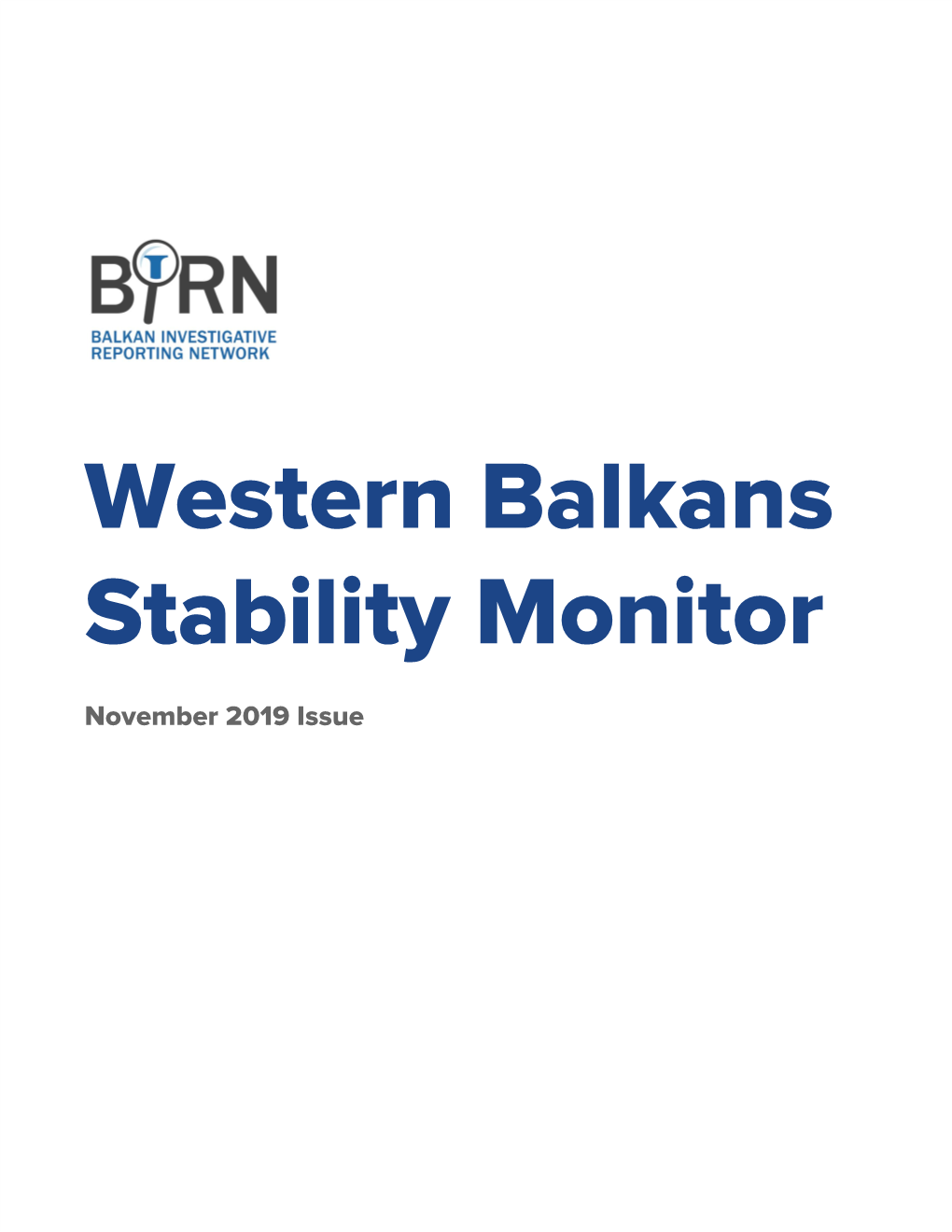 Western Balkans Stability Monitor