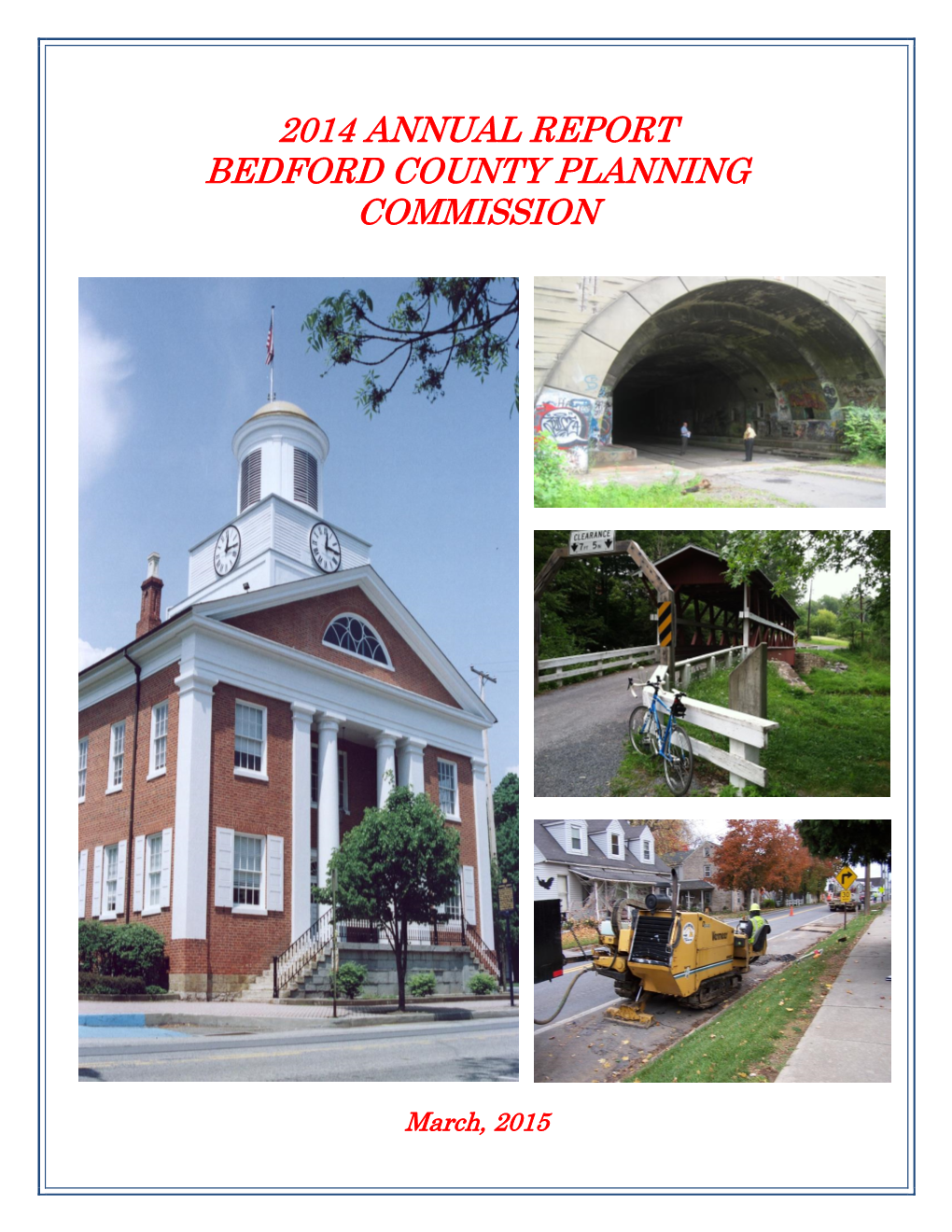 2014 Annual Report Bedford County Planning Commission