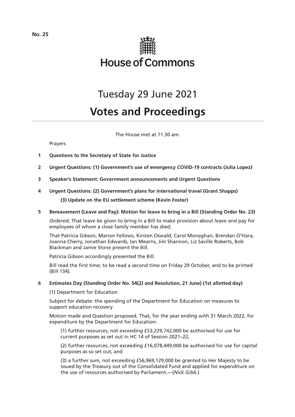 View Votes and Proceedings PDF File 0.03 MB