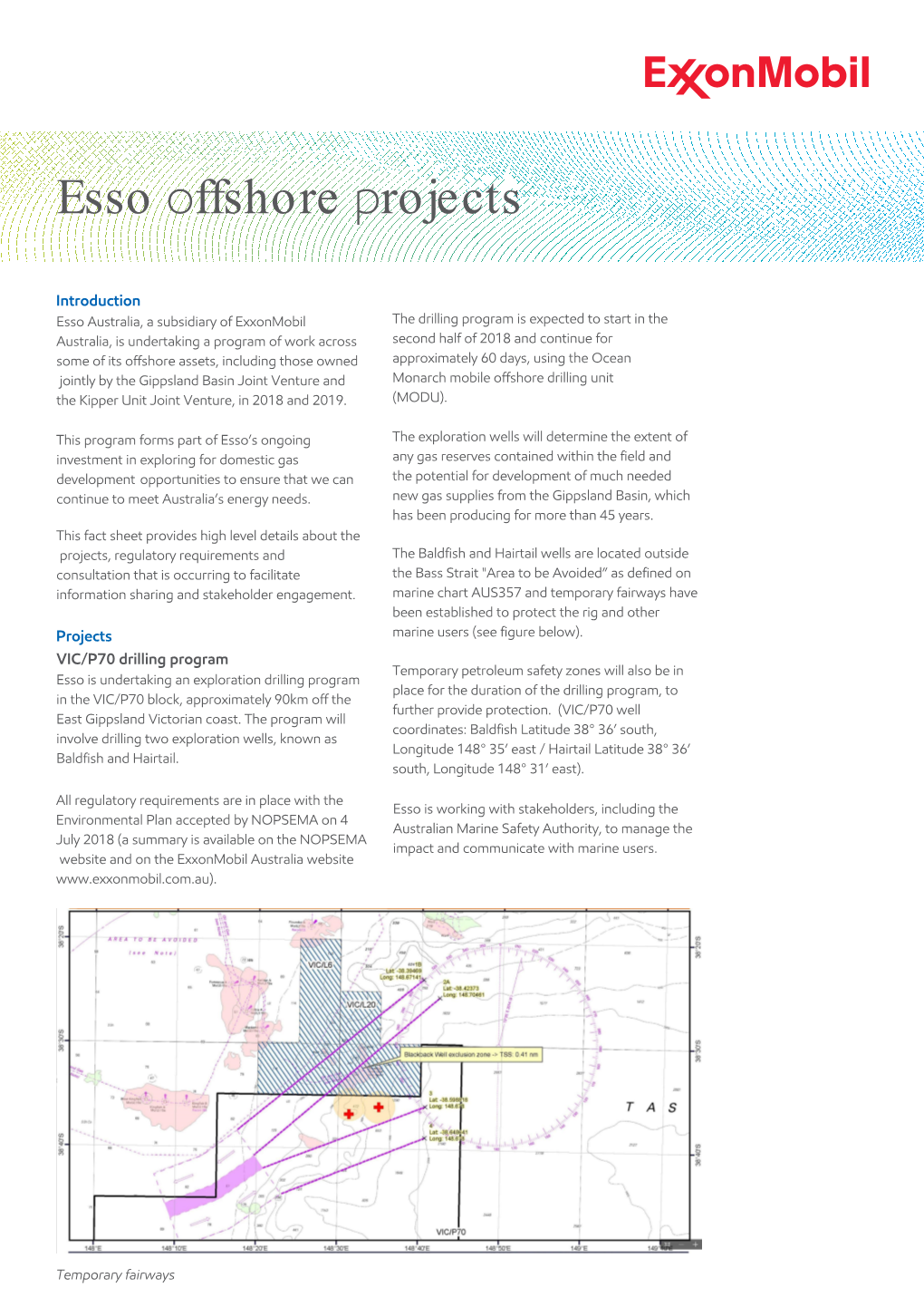 Esso Offshore Projects