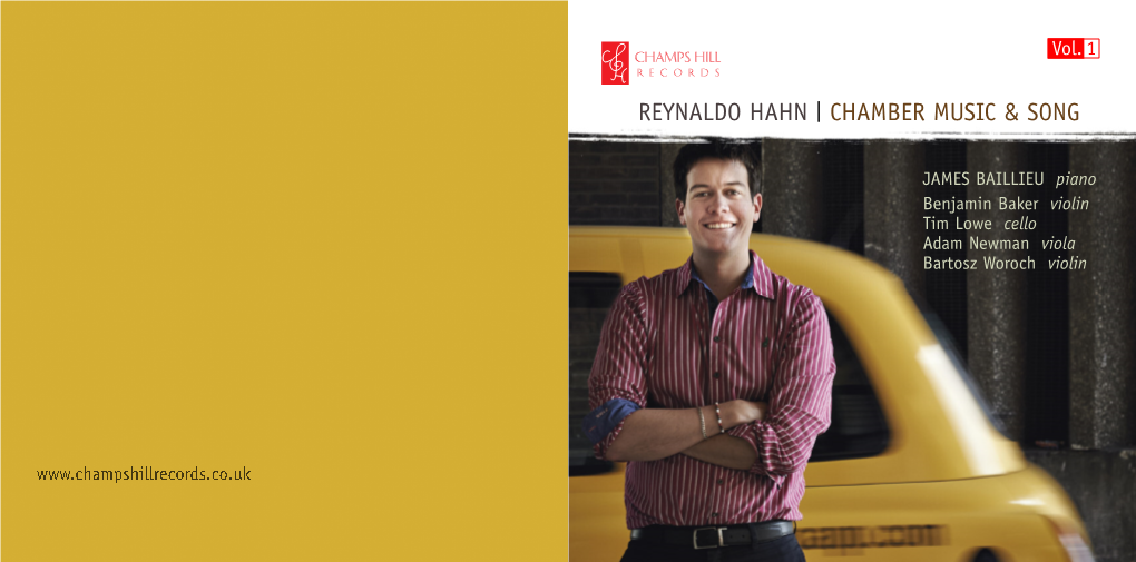 Reynaldo Hahn | Chamber Music & Song