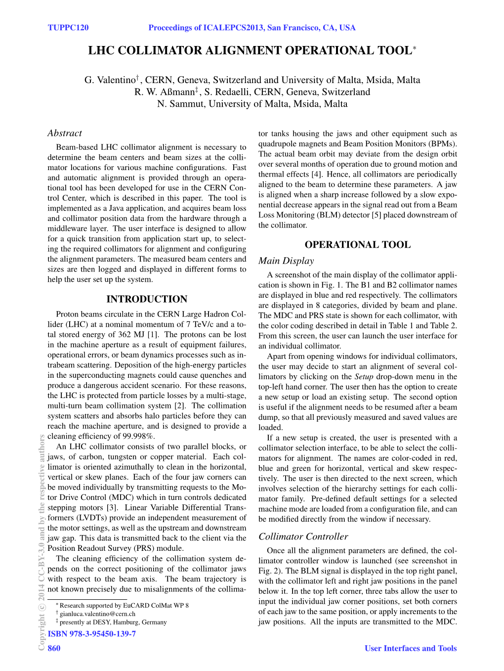 Lhc Collimator Alignment Operational Tool∗