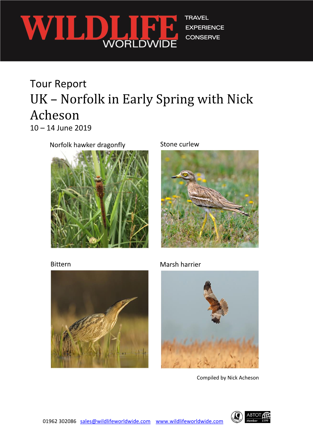 June 2019 Tour Report Norfolk in Early Summer with Nick Acheson