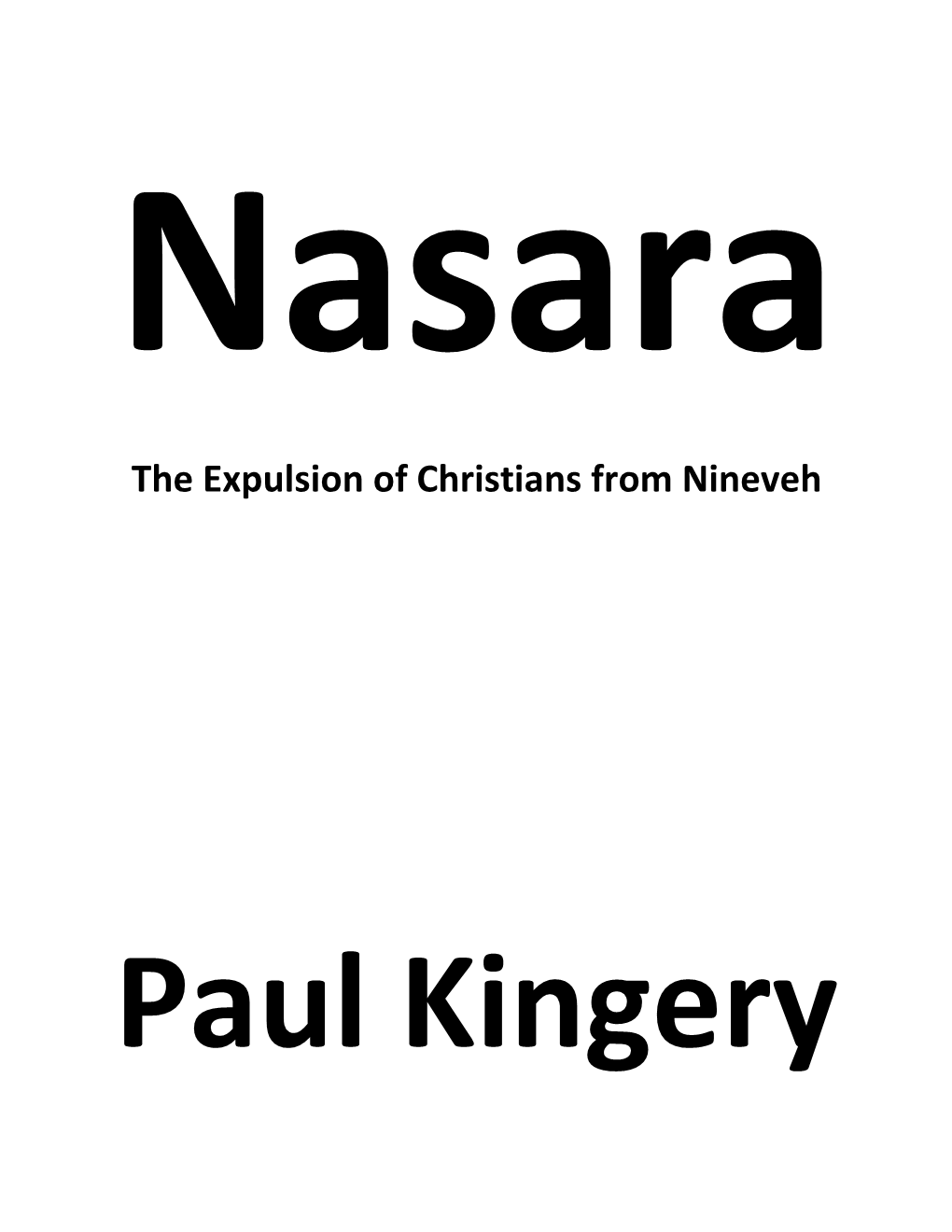 The Expulsion of Christians from Nineveh