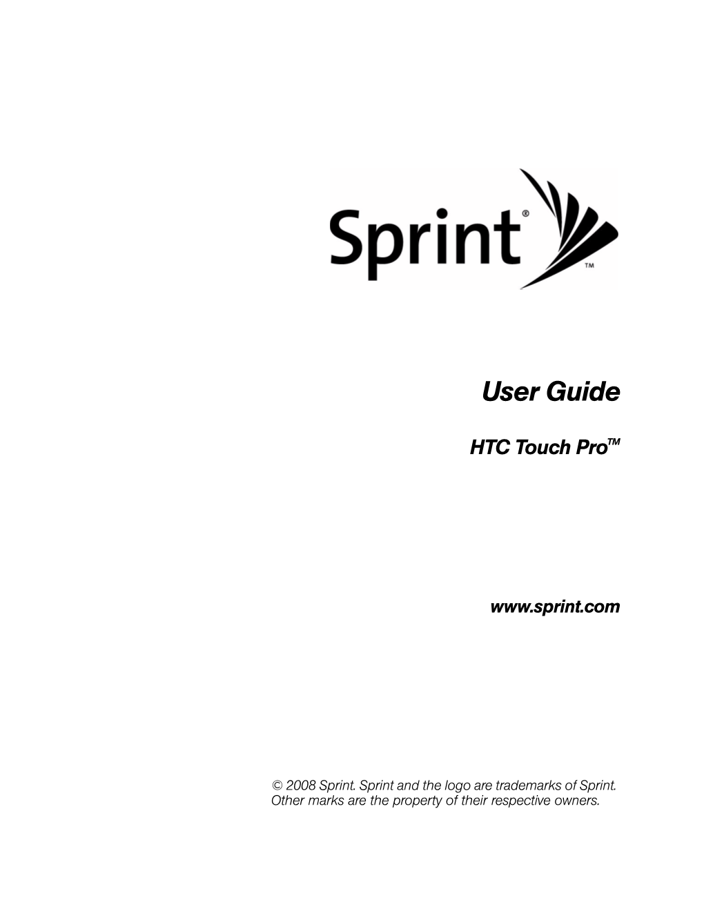 HTC Touch Pro User Guide
