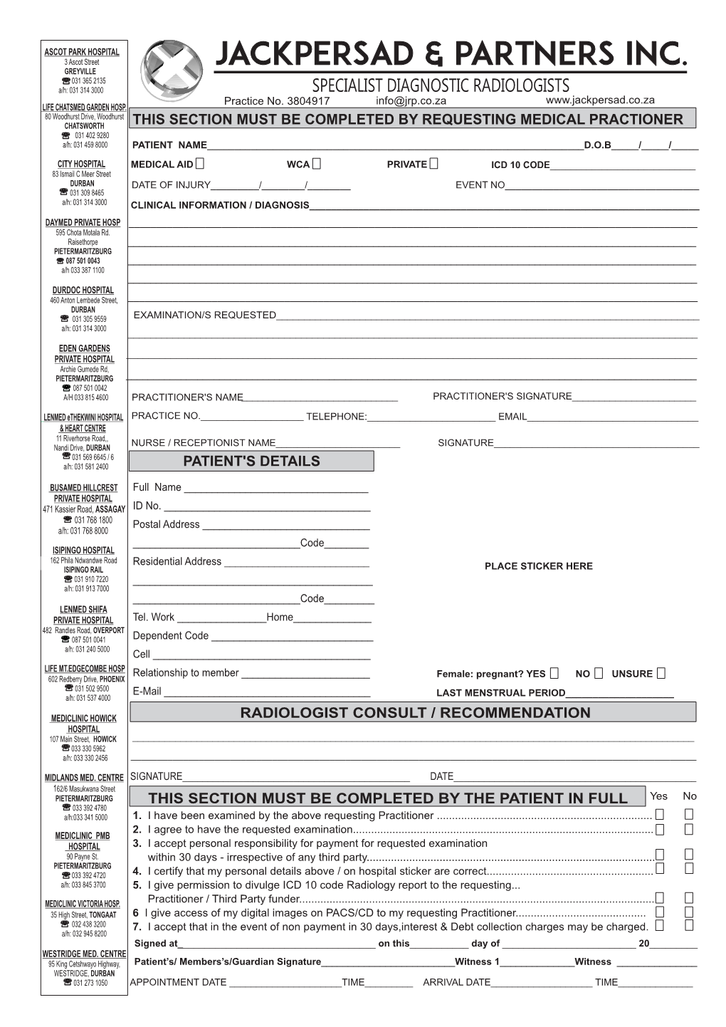 Request Forms