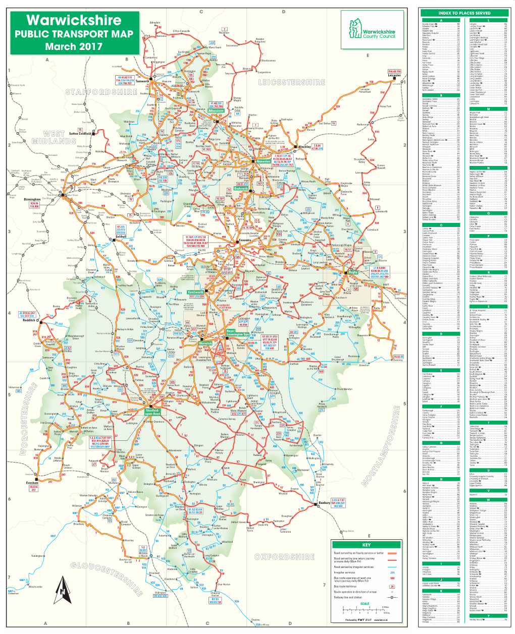 Public Transport Map Acocks Green R