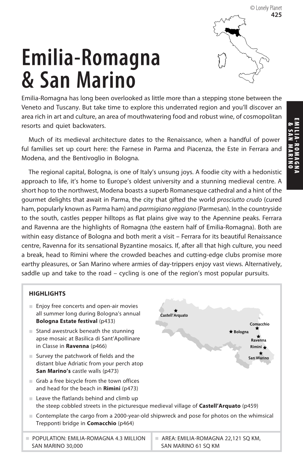 Emilia-Romagna & San Marino