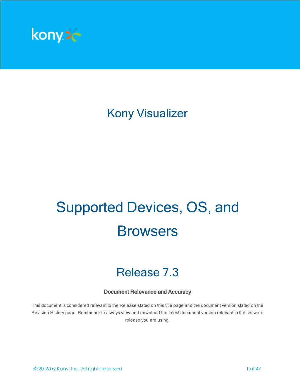 Konyproducts Supported Devices OS Browsers