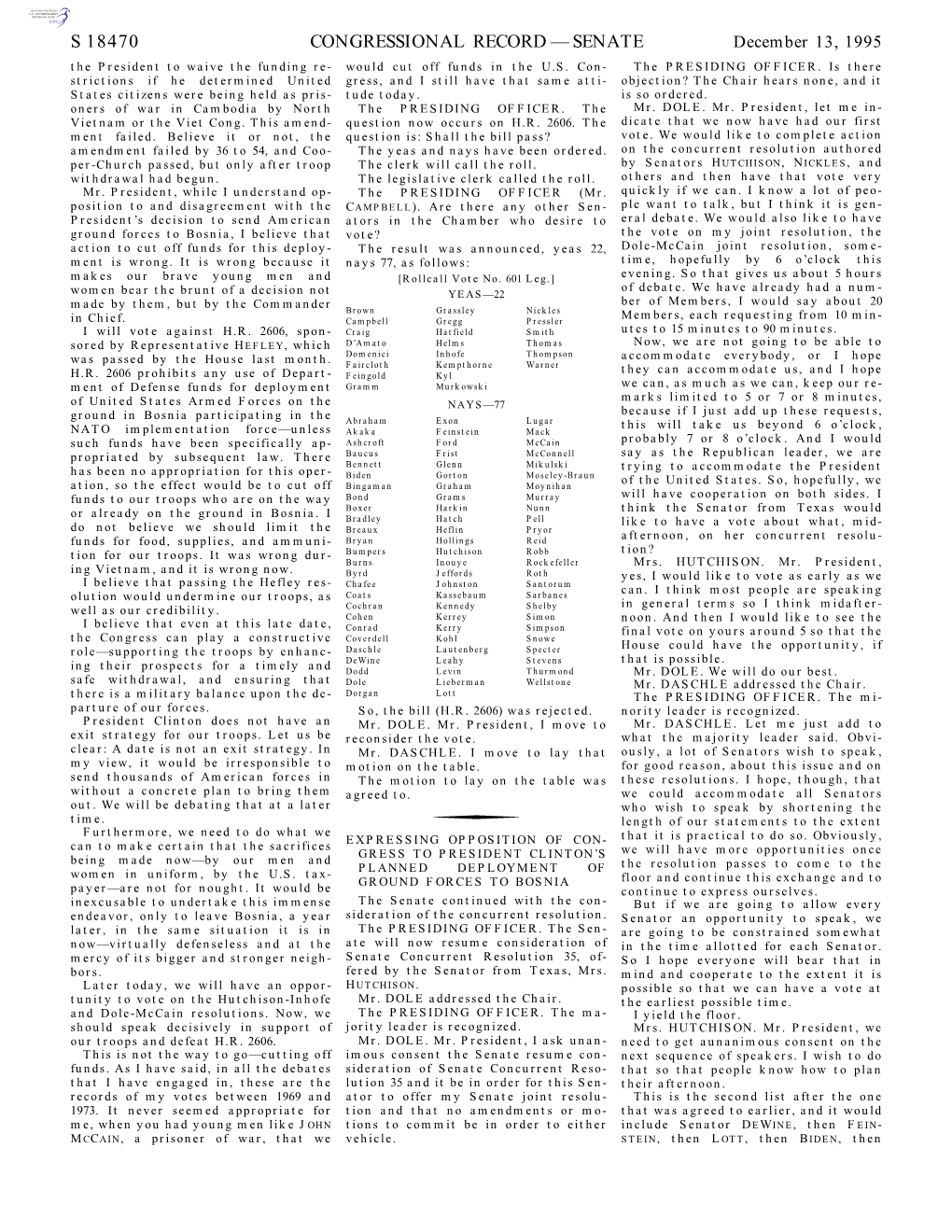 Congressional Record—Senate S 18470