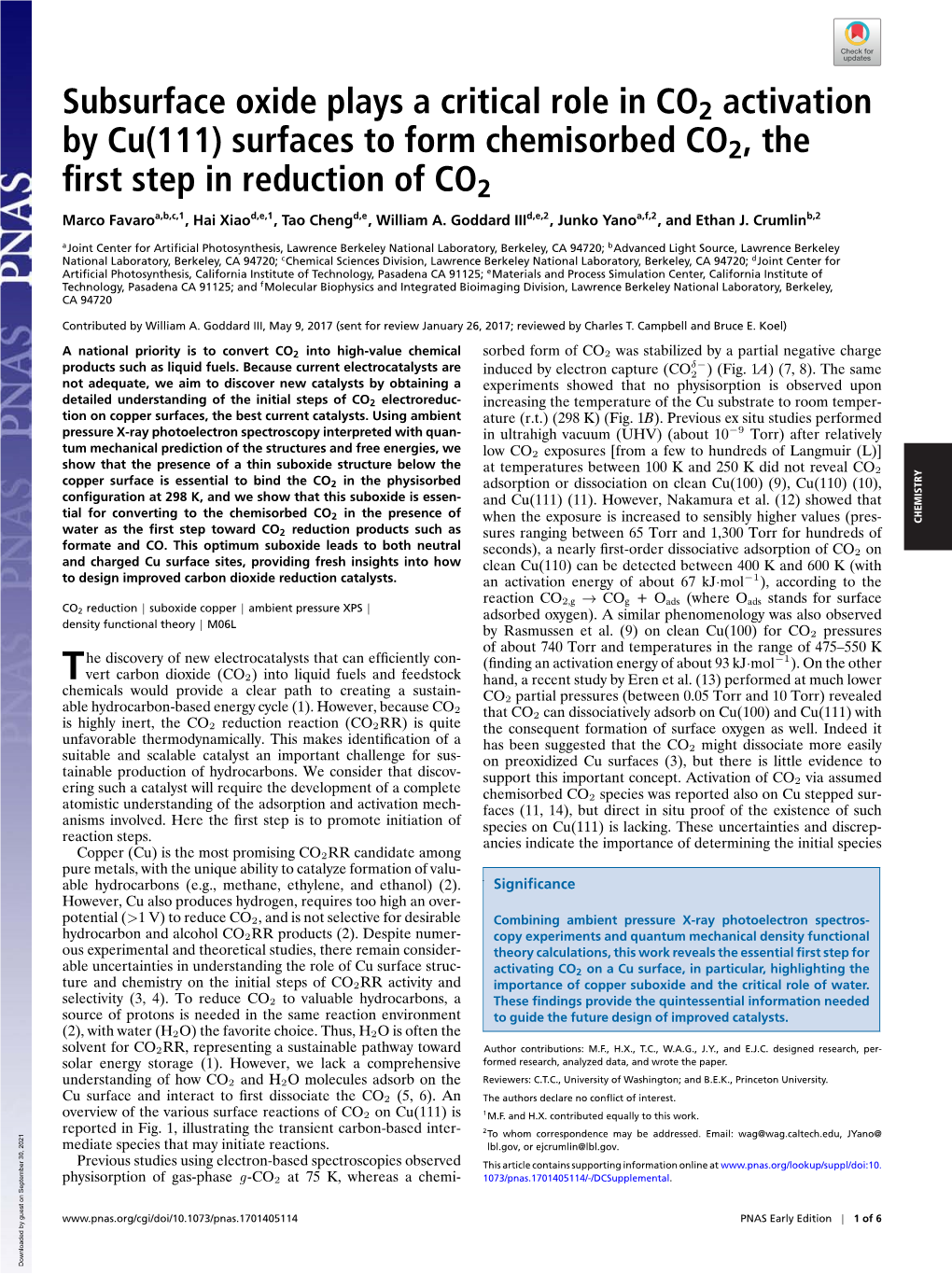 Subsurface Oxide Plays a Critical Role in CO2 Activation by Cu(111)