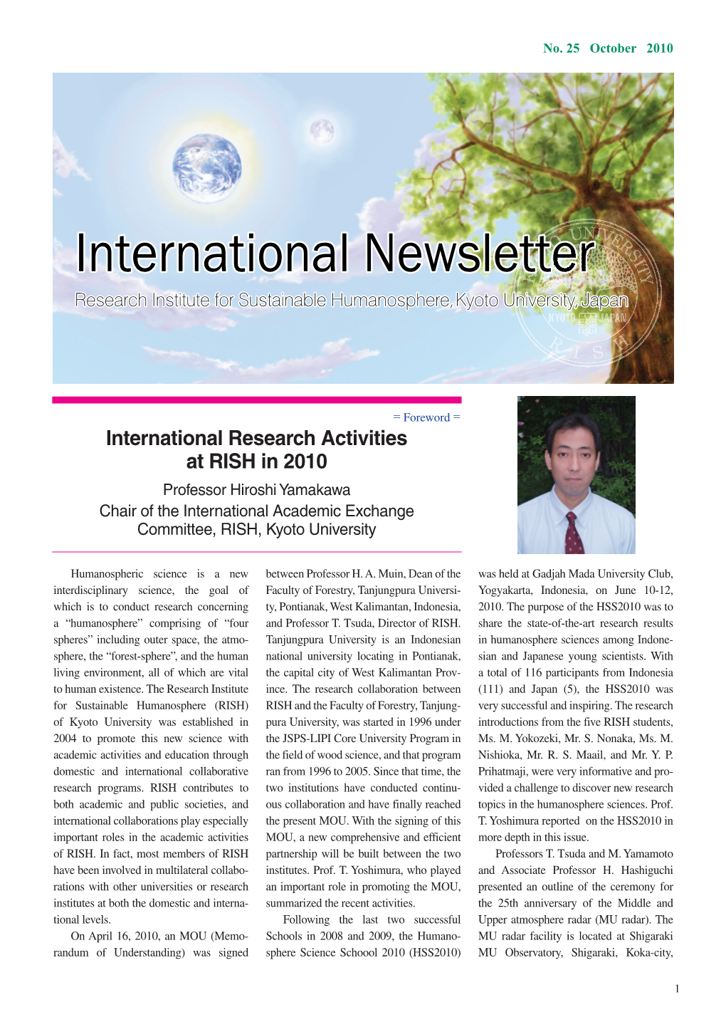 International Newsletter